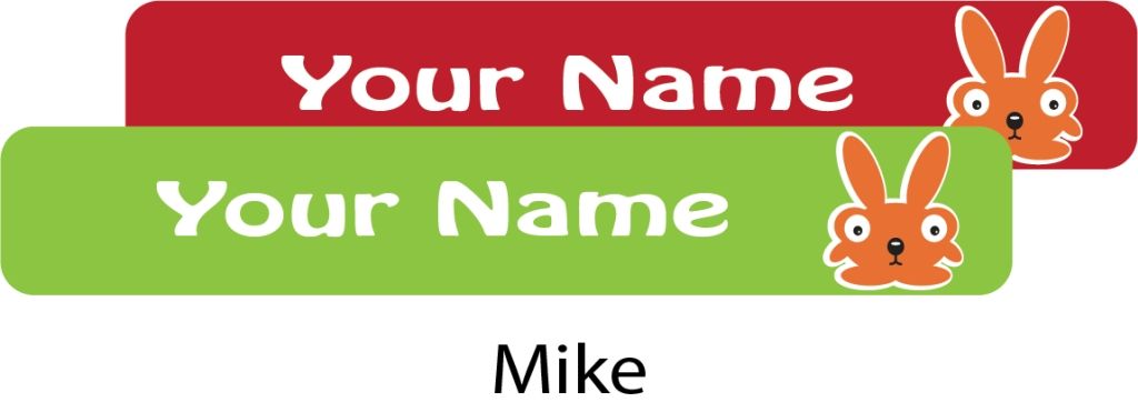 Ladybug - Nursery Labels Mike - Pack of 90