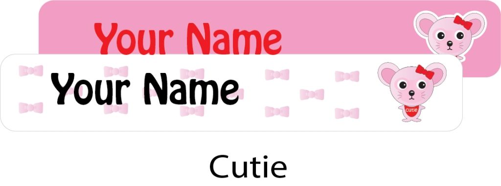 Ladybug - Nursery Labels Cutie - Pack of 90