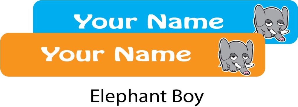 Ladybug - Nursery Labels Elephant Boy - Pack of 90