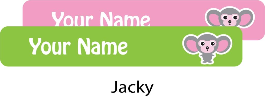 Ladybug - School Labels Jacky - Pack of 131