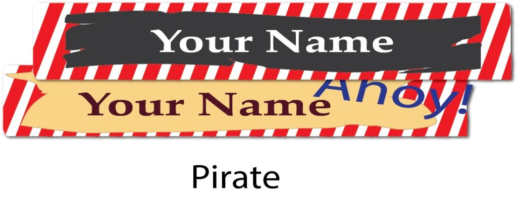 Ladybug - School Labels Pirate - Pack of 131