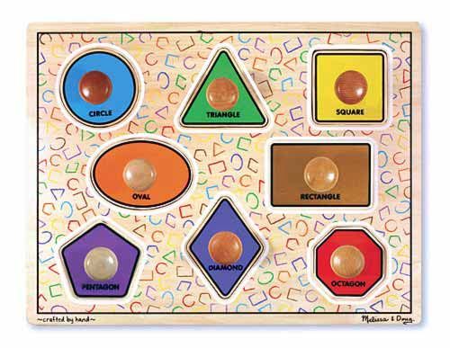 Melissa & Doug Large Shapes Jumbo Knob