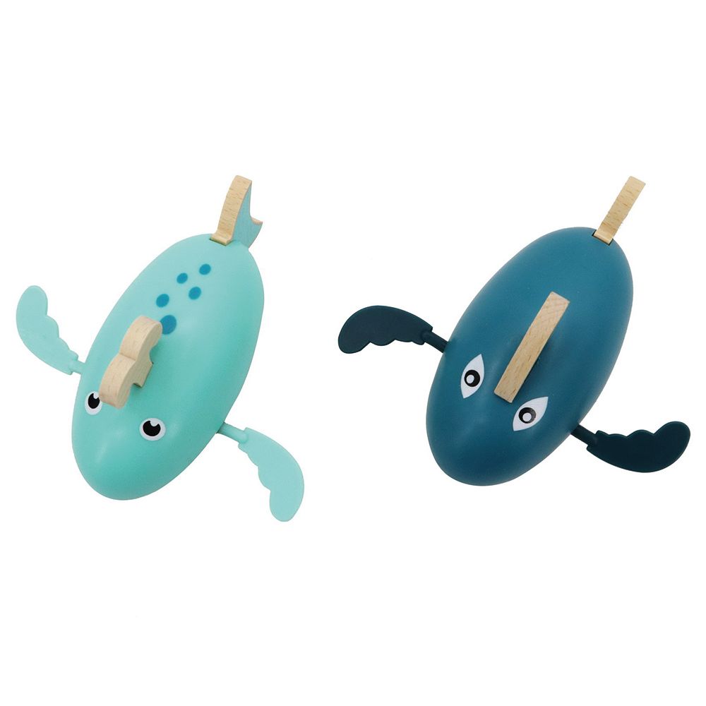 Andreu Toys - Wind Up Water Shark & Whale - 2pcs