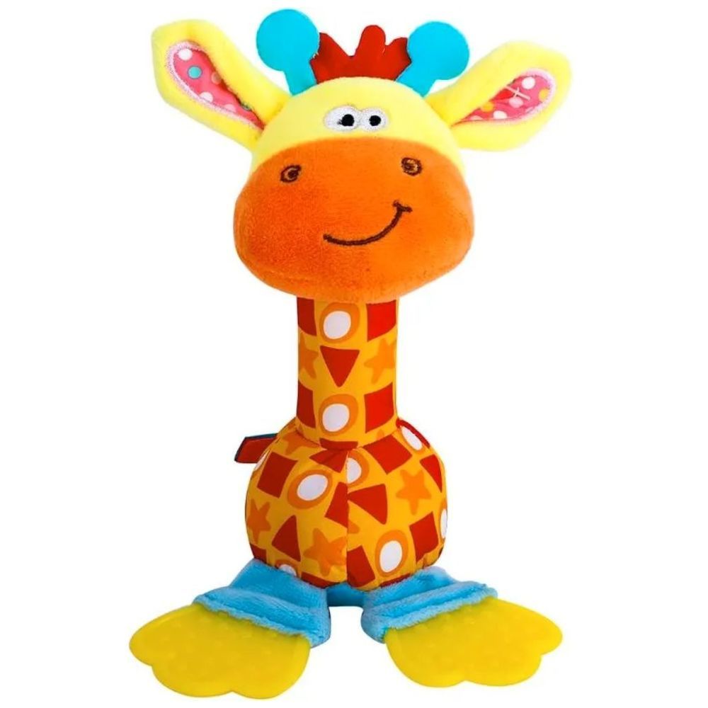 Little Angel - Baby Crib Soft Rattle & Teether Toy - Giraffe