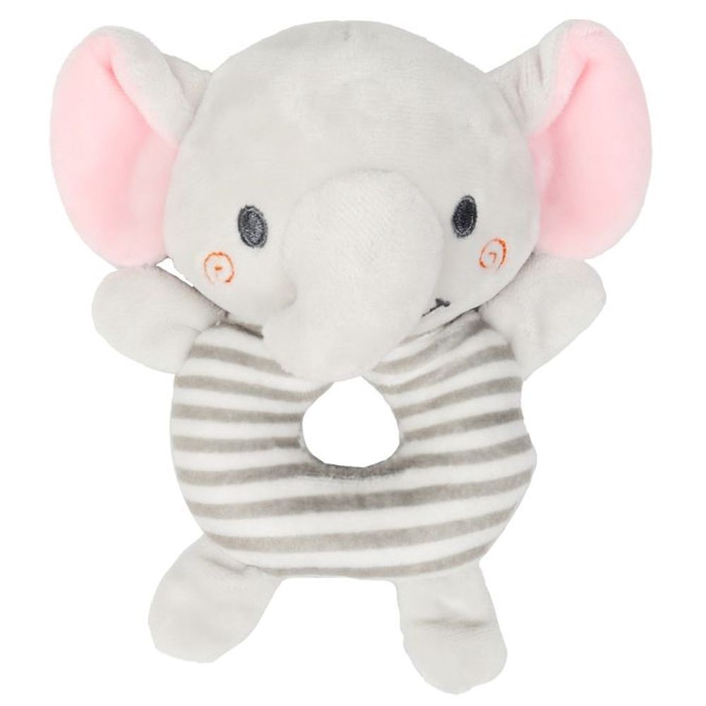 Little Angel - Baby Crib Soft Stuffed Rattle Pacifying Toy - Elephant