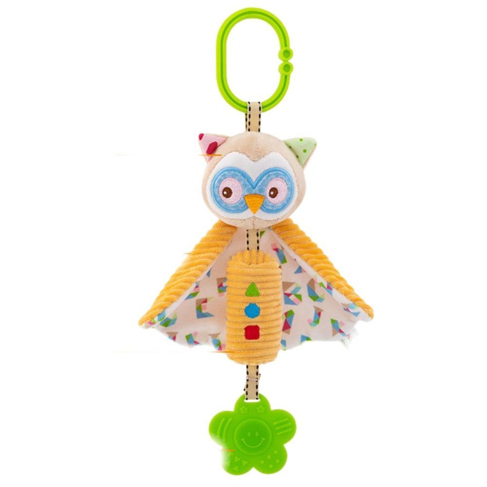 Little Angel - Baby Stroller Plush Hanging Rattle Mobile Toy - Owl