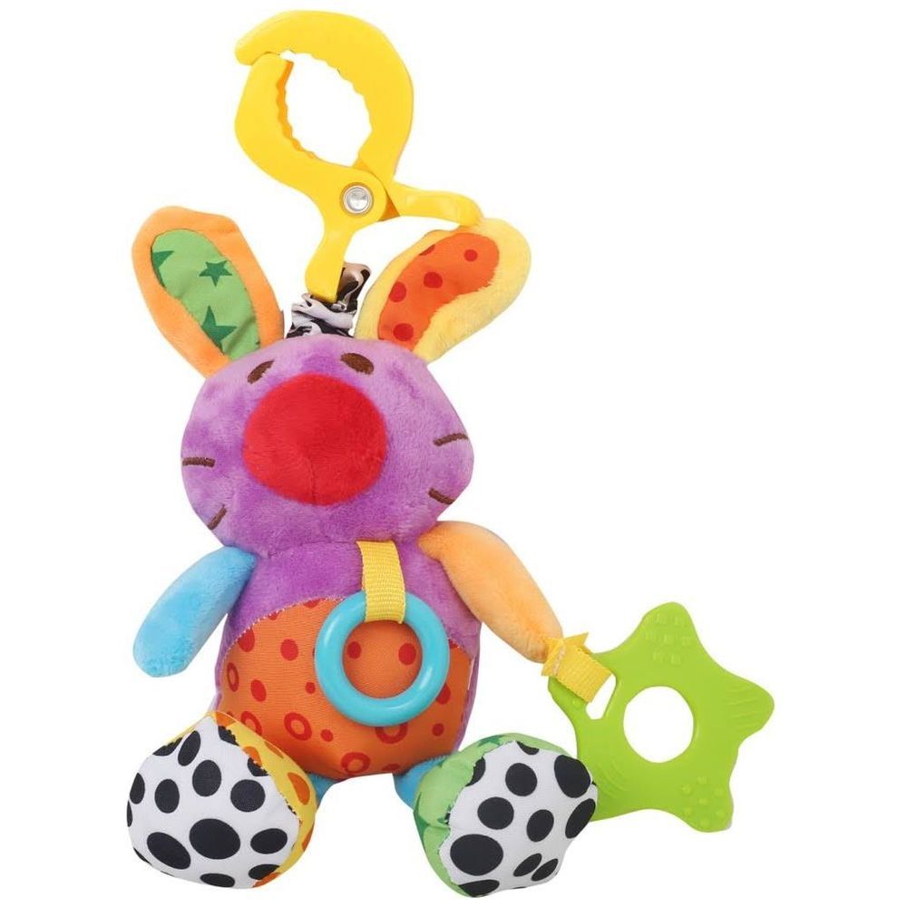 Little Angel - Baby Stroller Plush Hanging Mobile Rattle Toy - Bunny