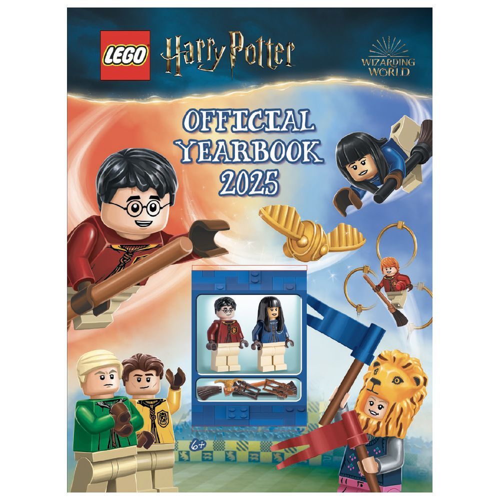 Lego - Harry Potter Official 2025 Yearbook w/ Figure - 15 Pcs