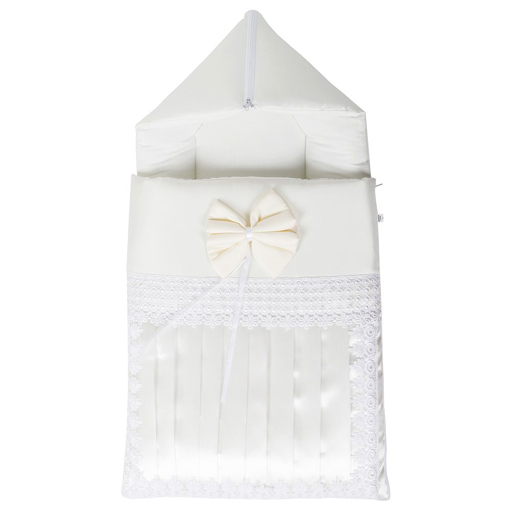 Little Angel - Comfy Baby Cotton Sleeping Bag - White