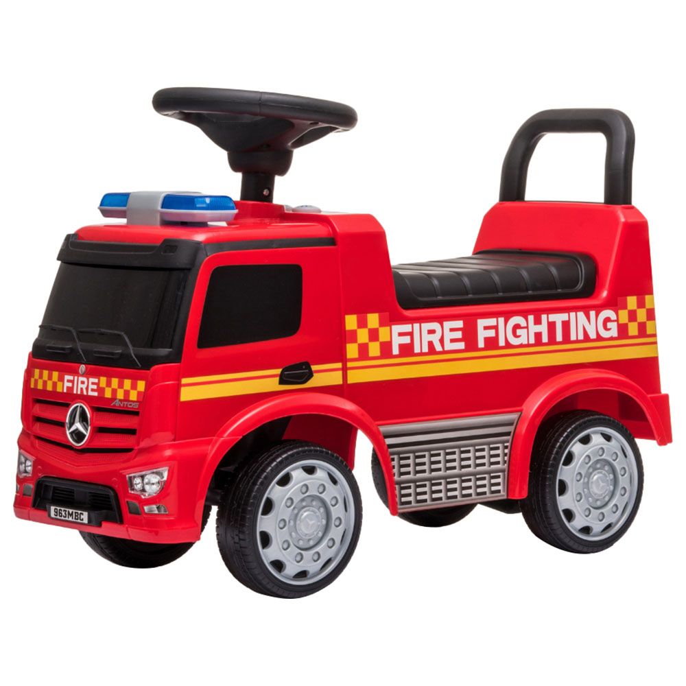 Lovely Baby - Mercedes Benz Fire Fighter Push Car - Red