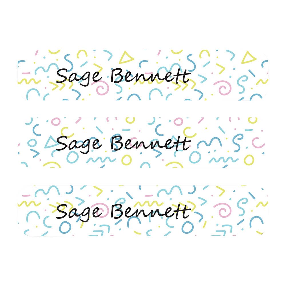 Ladybug Labels - Personalized Waterproof Large Labels - Simply Confetti - 30pcs