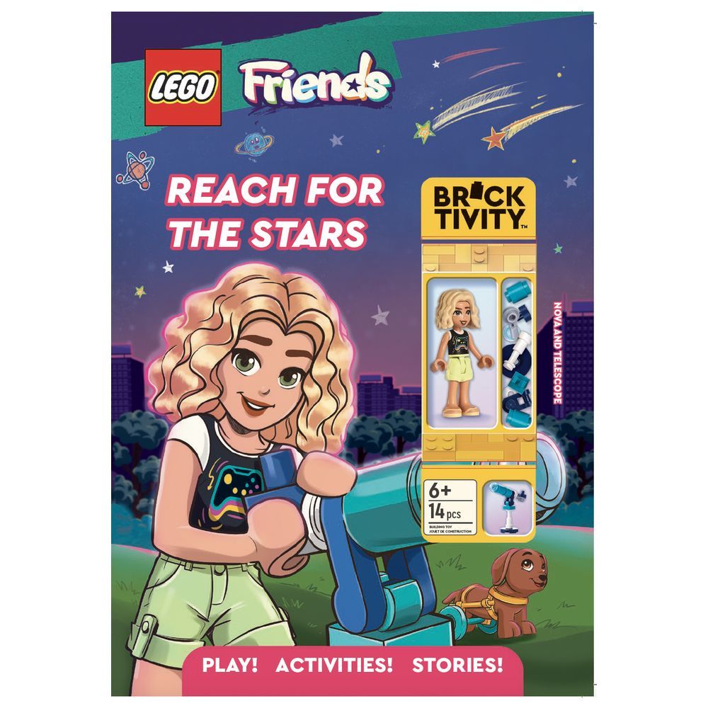 Lego - Friends Reach For The Stars Activity Book - 14 Pcs