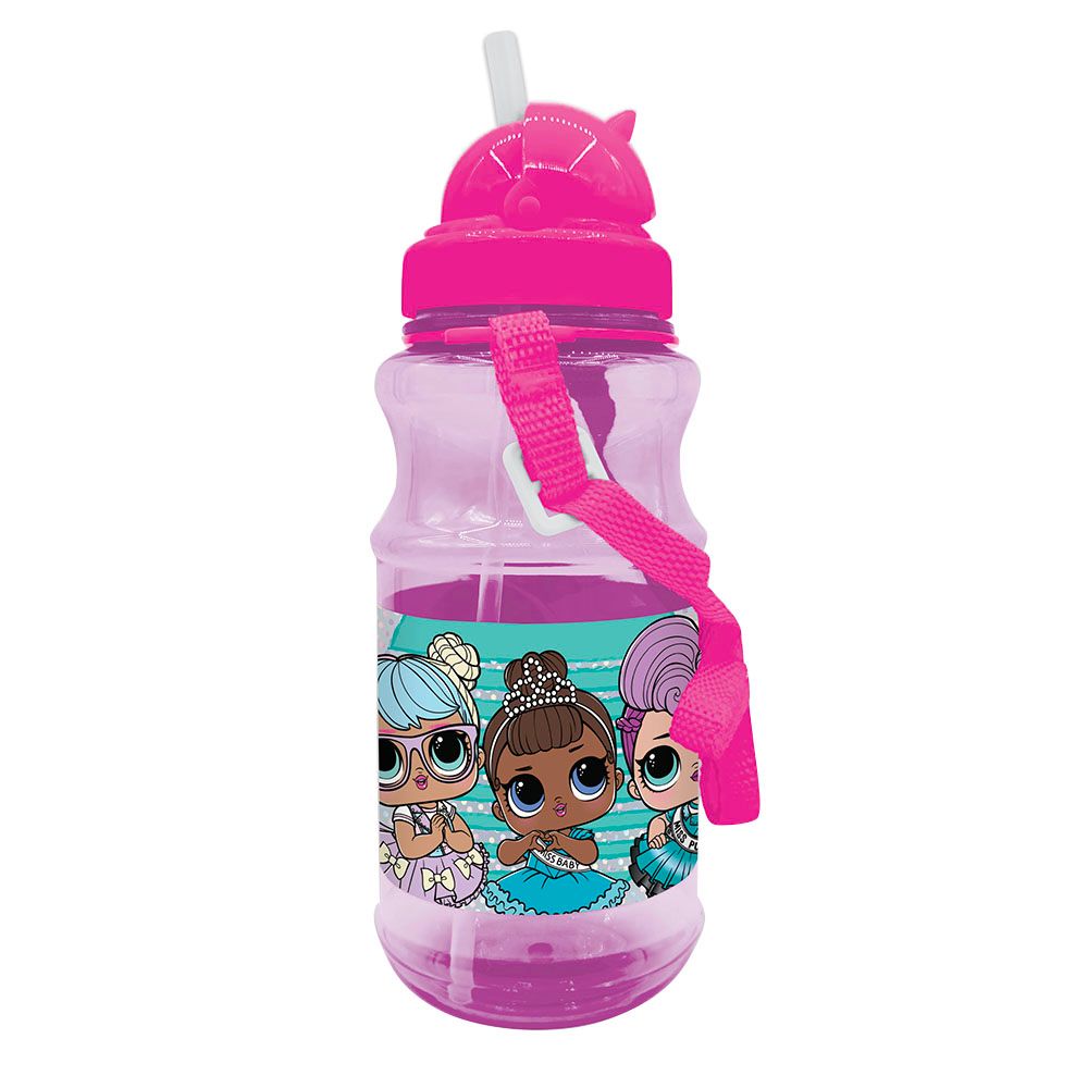 L.O.L. Surprise - Transparent Water Bottle With Strap - 500 ml