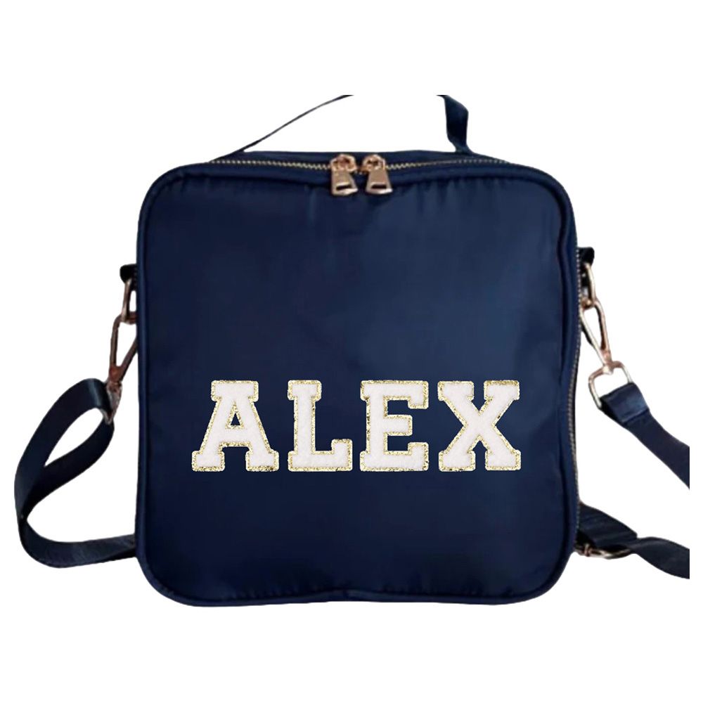 The Happy Tribe - Personalised Lunch Bag - Navy