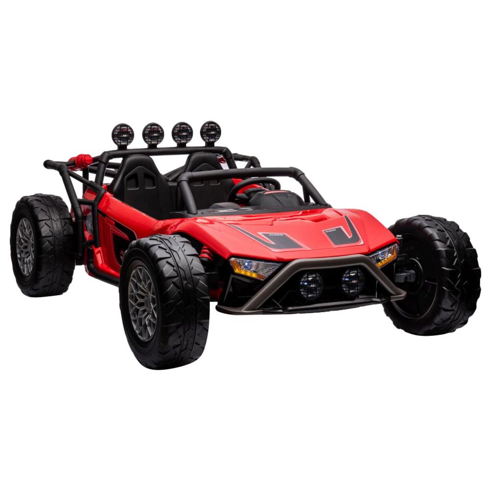 Megastar - 24V Super Slash Monster 2 Seater Ride On Car - Red