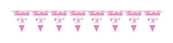 Shower With Love-Girl Pennant Banner