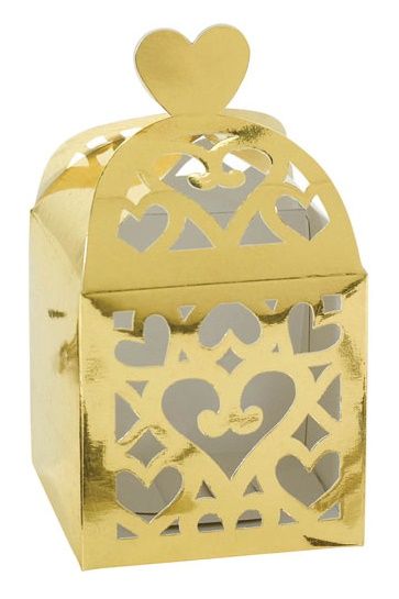 Gold Lantern Favor Boxes