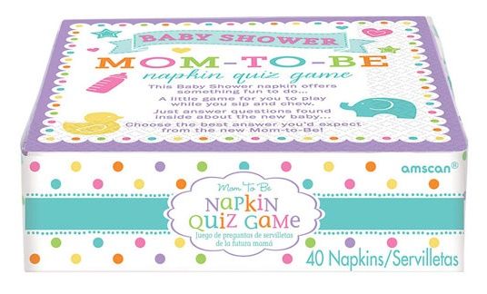 Baby Shower Trivia Napkins