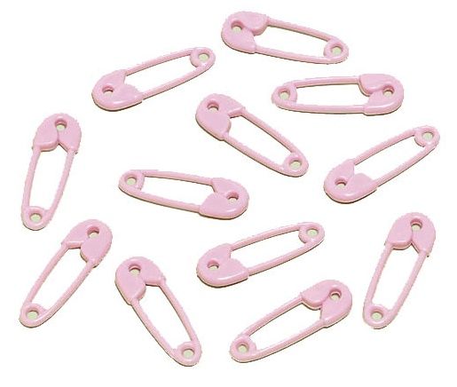 Safety Pins Favors-Pink