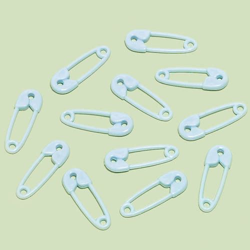 Blue Safety Pins Favors