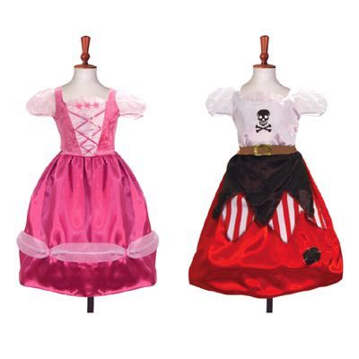 Child Princess/Pirates Reversible Costume