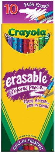 Crayola 10 Erasable Pencils