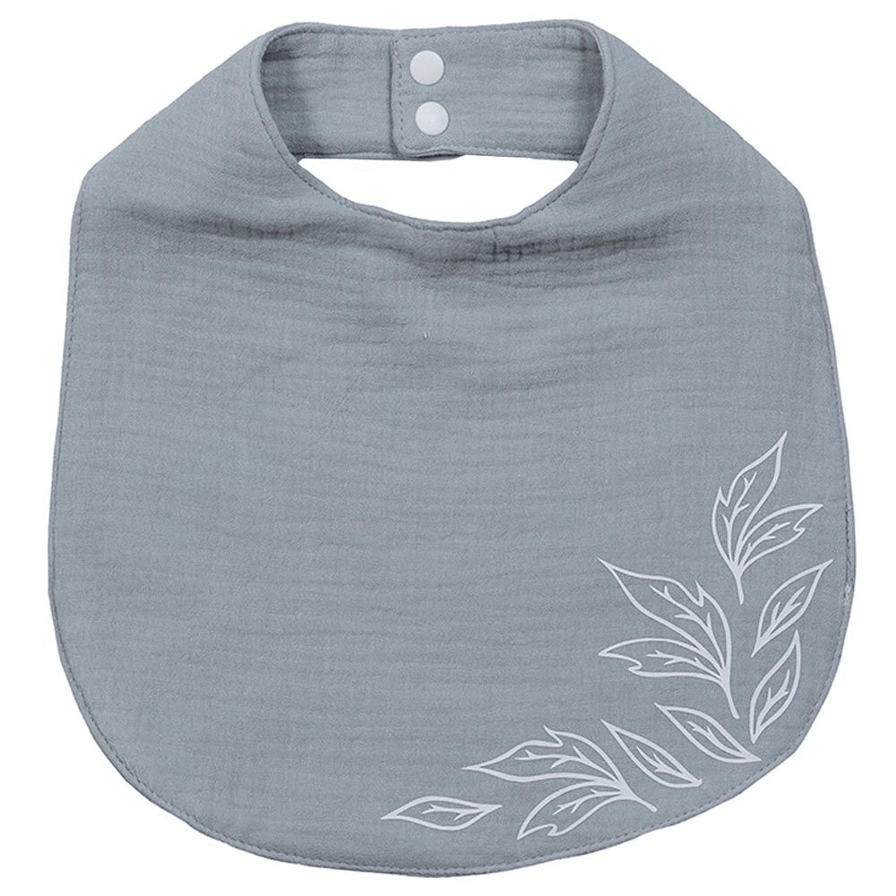 Pioen Baby - Petiole Waterproof Baby Bib - Soft Blue