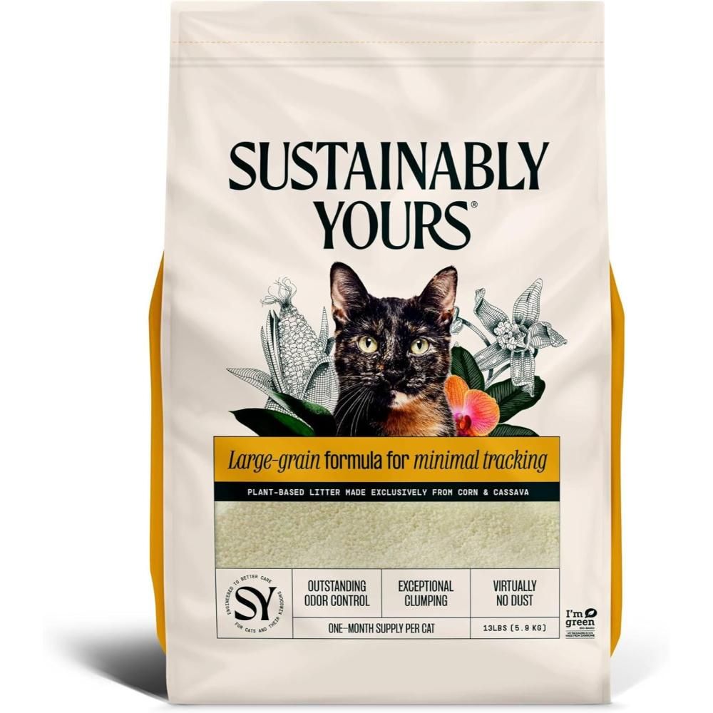 Sustainably Yours - Natural Cat Litter Large Grains 5.9Kg