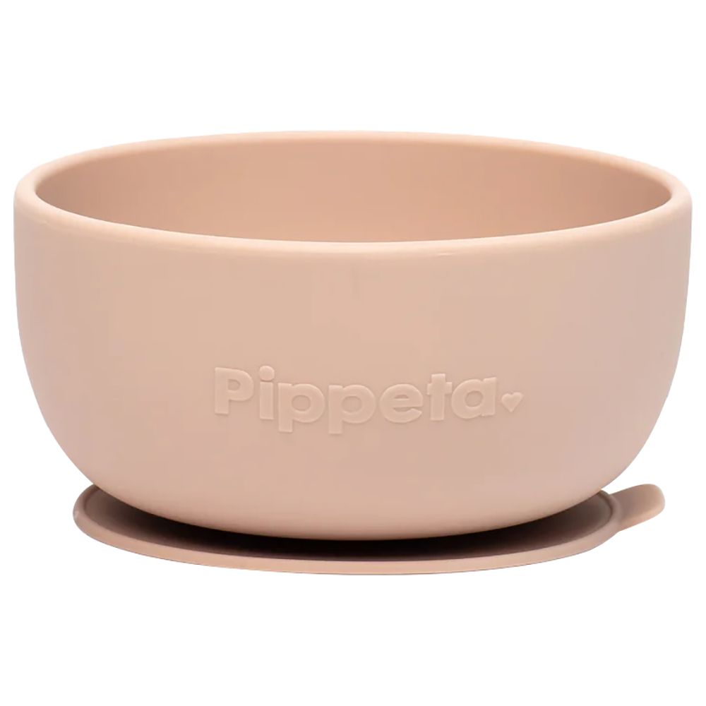 Pippeta - Silicone Suction Bowl - Ash Rose