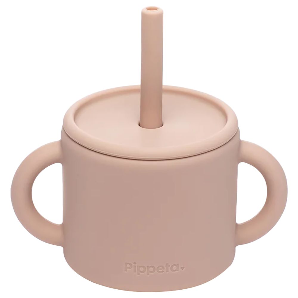 Pippeta - Silicone Cup & Straw - Ash Rose