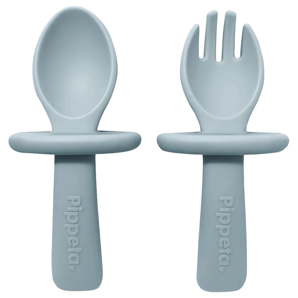 Pippeta - My 1st Spoon & Fork - Sea Salt