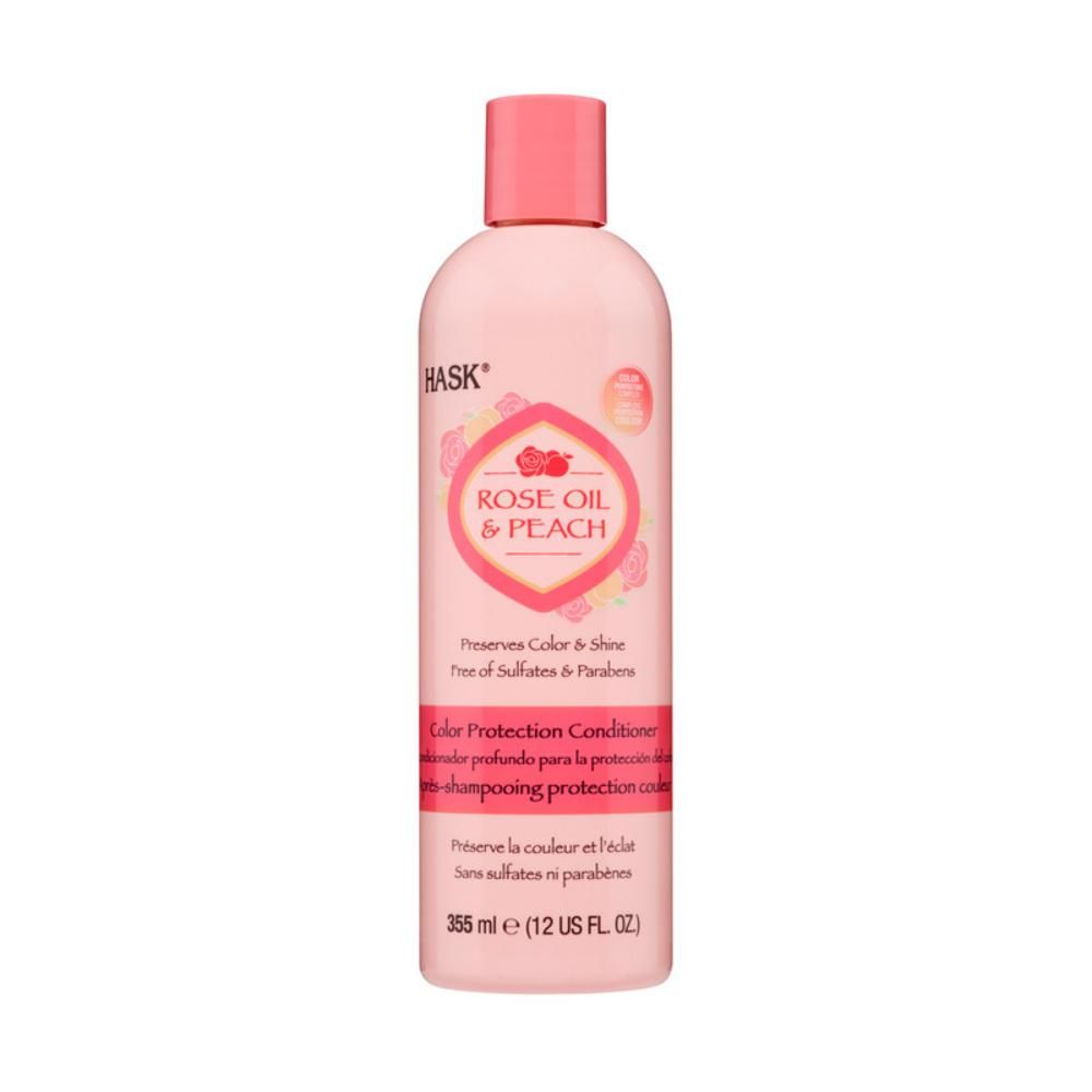 Hask Rose Oil & Peach Color Protection Conditioner 355ml