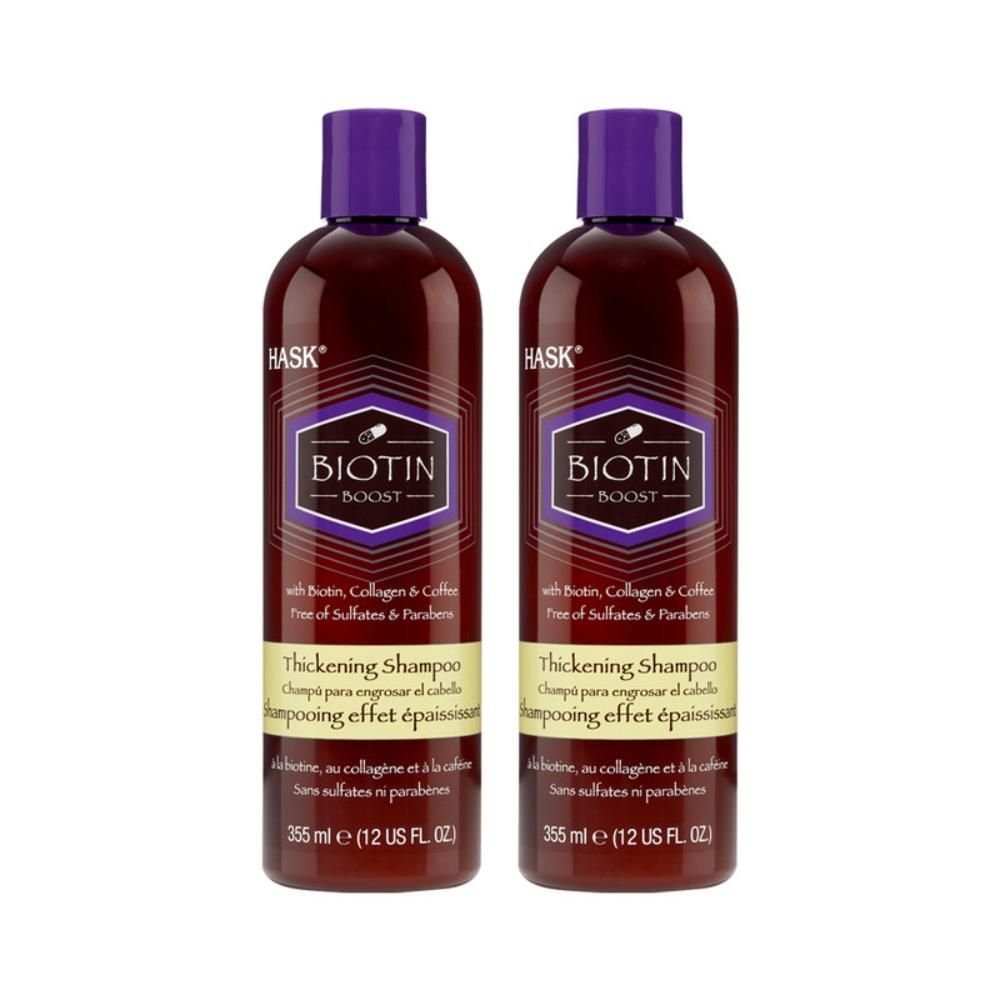 Hask Biotin Shampoo 355ml x2 Dual Pack