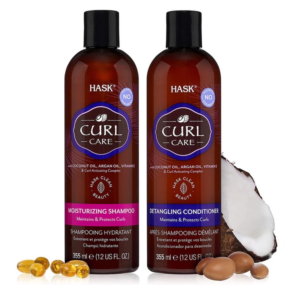 Hask - Curly Care Shampoo 355ml & Conditioner 355ml