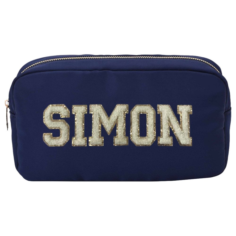 The Happy Tribe - Personalized Medium Pouch - Navy 