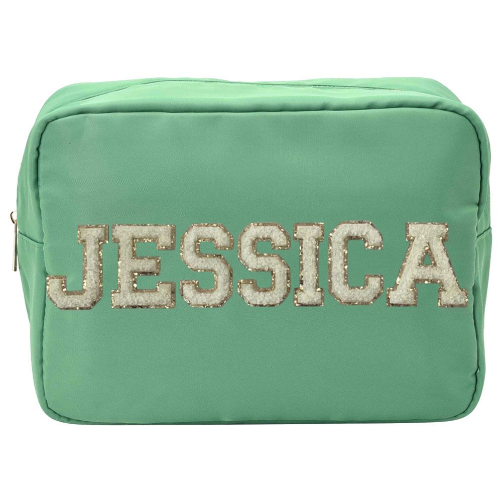 The Happy Tribe - Personalized Large Pouch - Clover Green