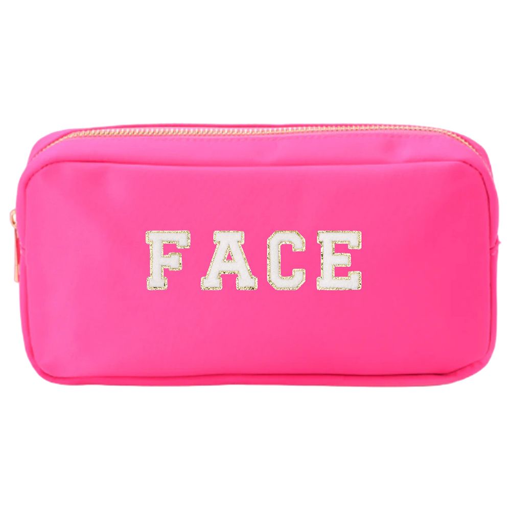 The Happy Tribe - Personalized Small Pouch - Neon Pink 