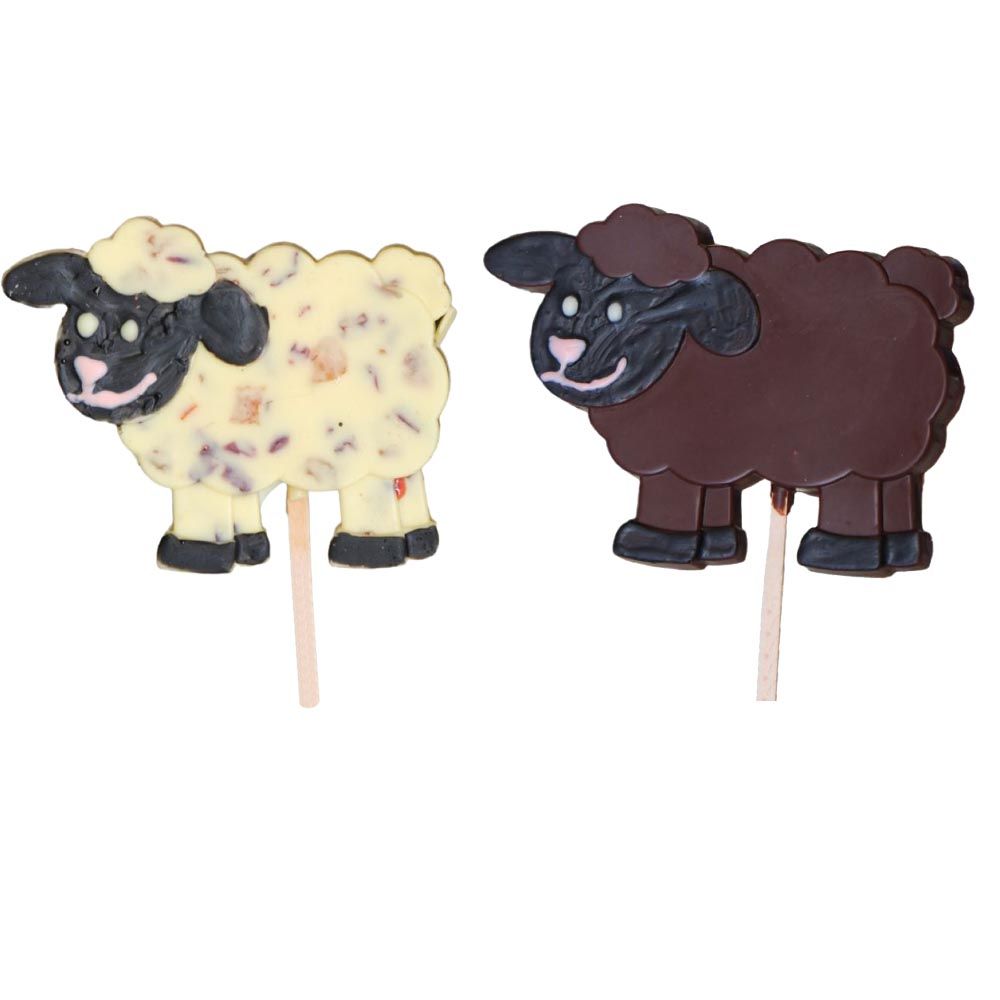 Co Chocolat - Personalised Handpainted Chocolate Lamb Lolly