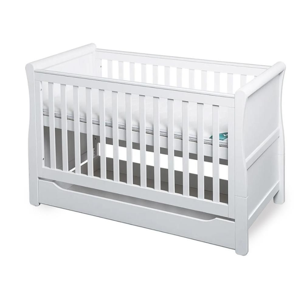 Bumble & Bird - Sully 4-In-1 Wooden Crib To Toddler Bed - White (Exclusive)