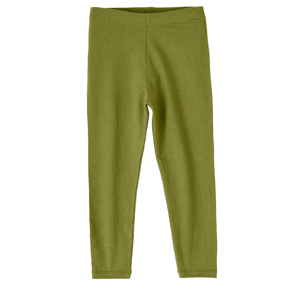 Jelliene - Girls Soft & Comfortable Cotton Leggings - Green