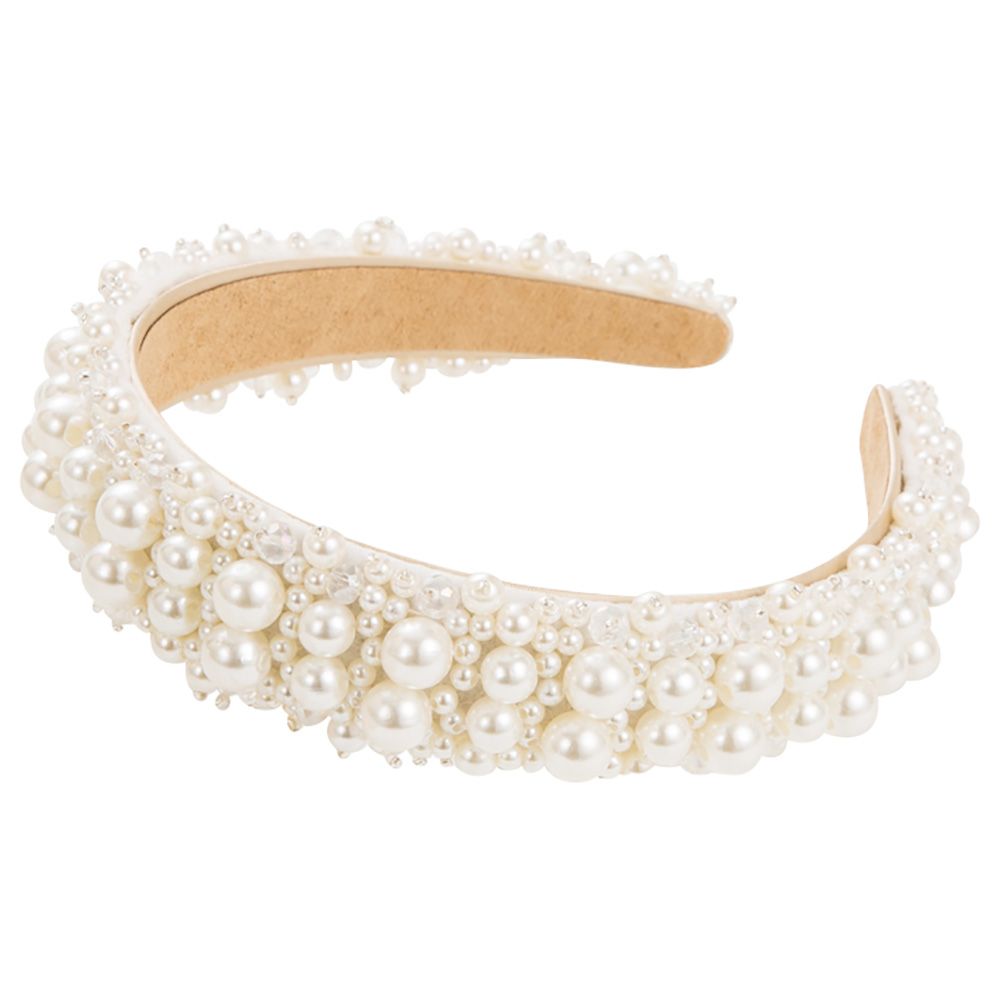 D' Daniela - Girls Olivia Headband - Beige