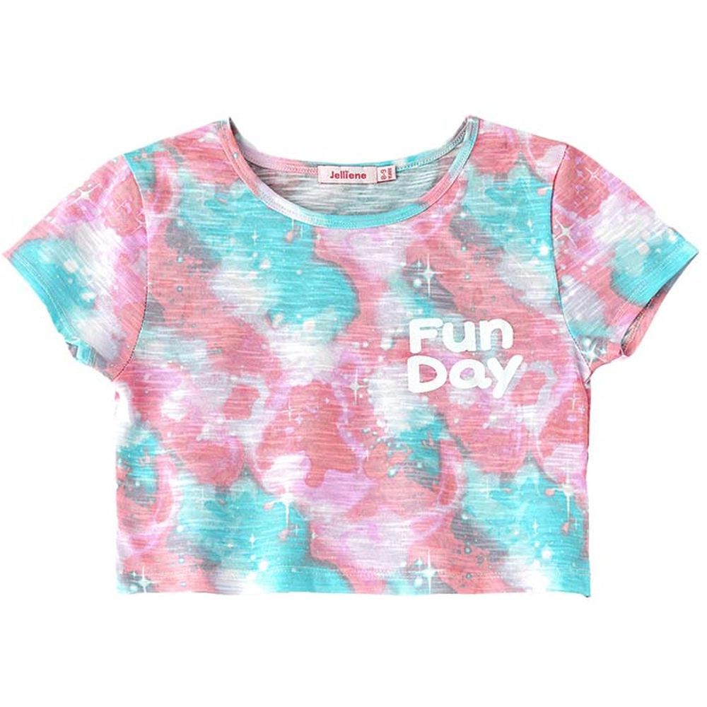 Jelliene - Girl's Tie-Dye Printed T-Shirt_8-9Y