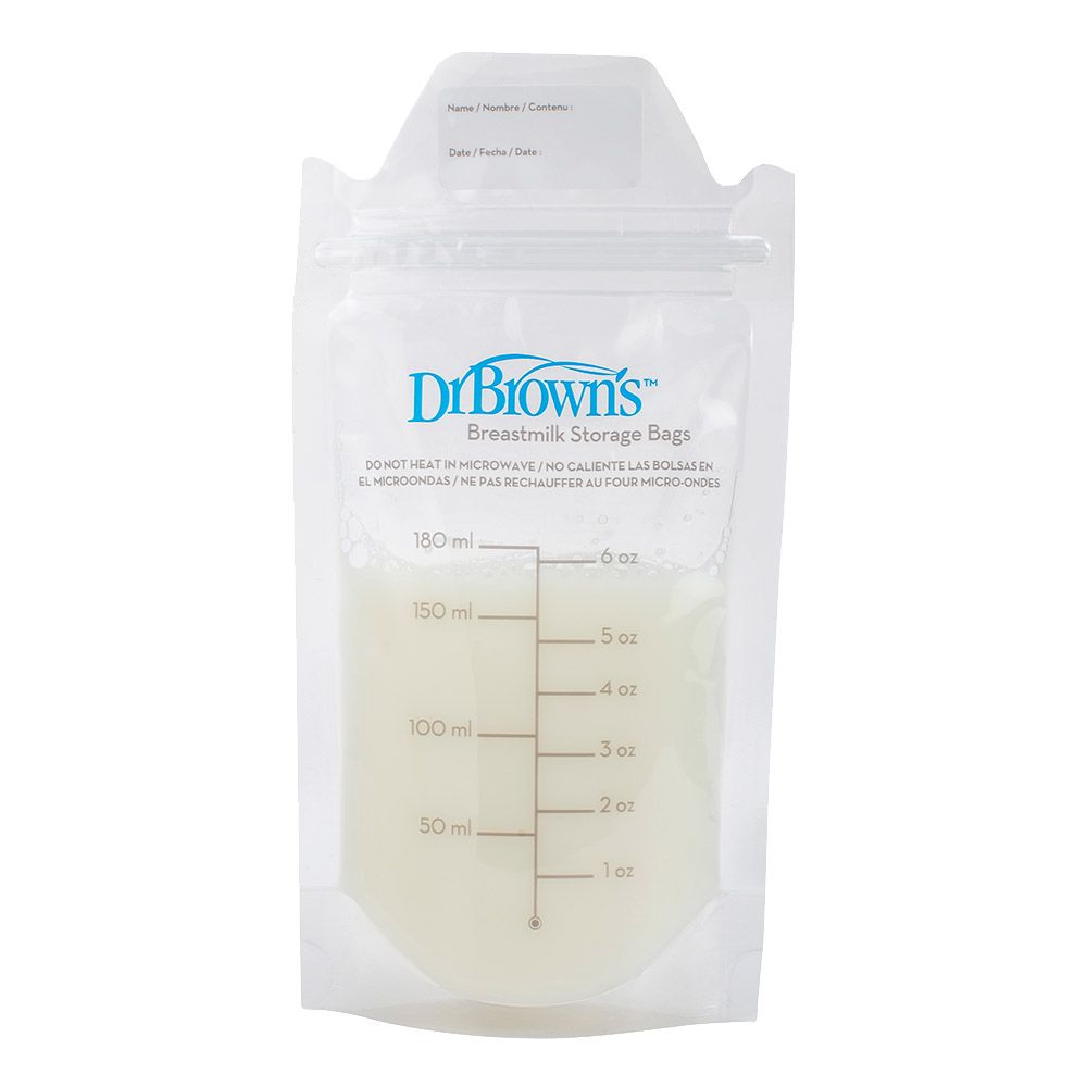 Dr. Brown's - Breastmilk Storage Bag - 180 ml - 50pcs