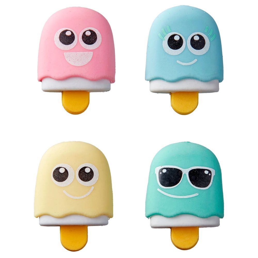 Tinc - Mintee Ice Lolly Erasers - 4pcs