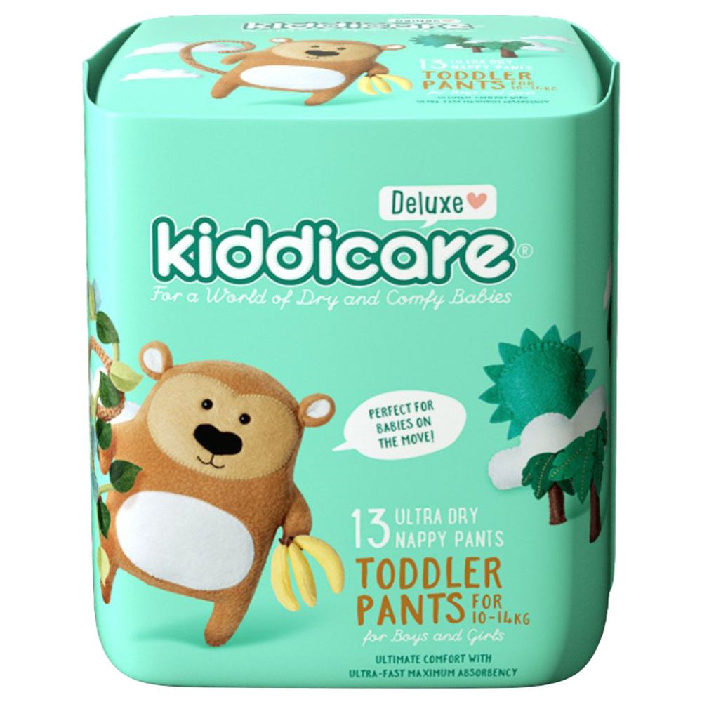 Kiddicare - Toddler Nappy Pants - Size 4 - 10-14kg - Pack of 13