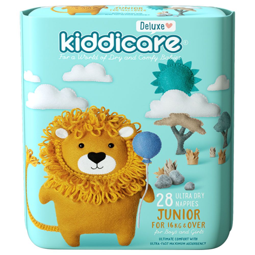 Kiddicare - Junior Nappies - Size 6 - 16+kg - Pack of 28