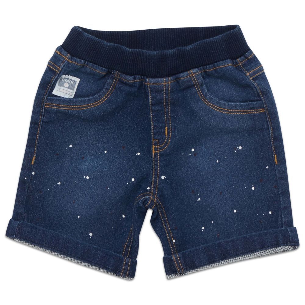 Little Kangaroos - Baby Boy Denim Shorts - Navy Blue