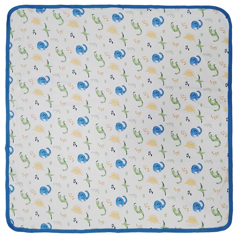 Smart Baby - Baby Boy Hooded Blanket - Forest Blue