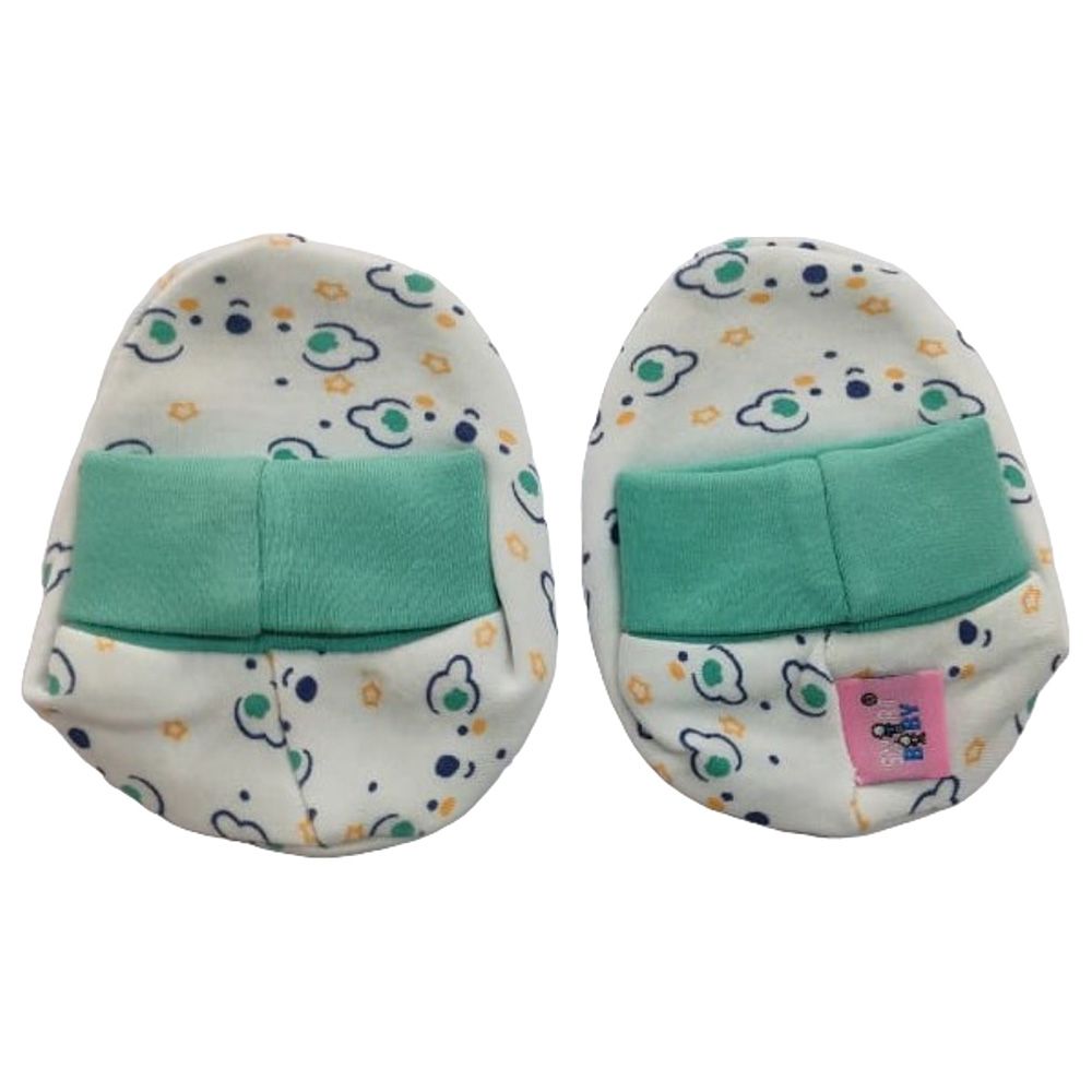 Smart Baby - Baby Boy Booties - White