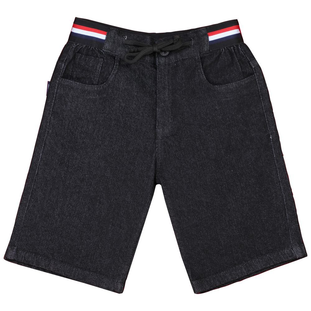 Nexgen Juniors - Boy Denim Jamaican Shorts - Black